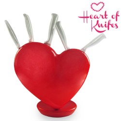 Heart of Knives Set with Knife Block