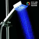 Squared Eco LED Light Shower Head