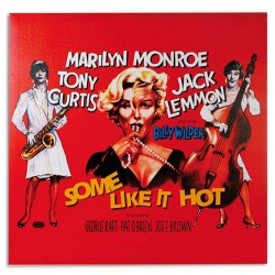 Marilyn Monroe Some Like It Hot Picture on Linen Canvas 60 x 60