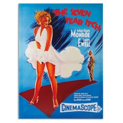 Marilyn Monroe The Seven Year Itch Picture on Linen Canvas 50 x 70