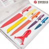 Swiss Q Ceramic Coated Knife Set (6 Pieces)