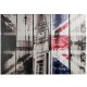 Vintage London Picture on Linen Canvas 50 x 70