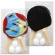 Table Tennis Set 2 Bats + 3 Balls