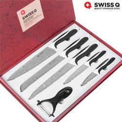 Swiss Q Stone Coated Knife Set (6 Pieces)