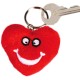 Funny Faces Heart Keychain