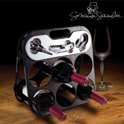 Summum Sommelier Bottle Rack with Wine Accessories