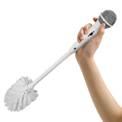 Microphone Toilet Brush