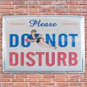 Do Not Disturb Vintage Metal Sign