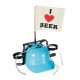 I Love Beer Helmet with Drink Holders