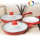 Ceramic Chef Pan Set (5 Pieces)