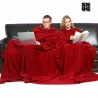 Snug Snug Big Twin Double Blanket with Sleeves for Adults