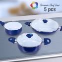Ceramic Chef Pan Cookware (5 pieces)
