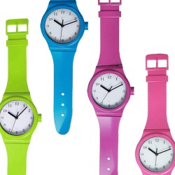 Coloured Watch Wall Clock