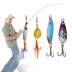 Fishing Spoons (pack of 4)