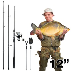 3.6 m/12" Fishing Rod Set