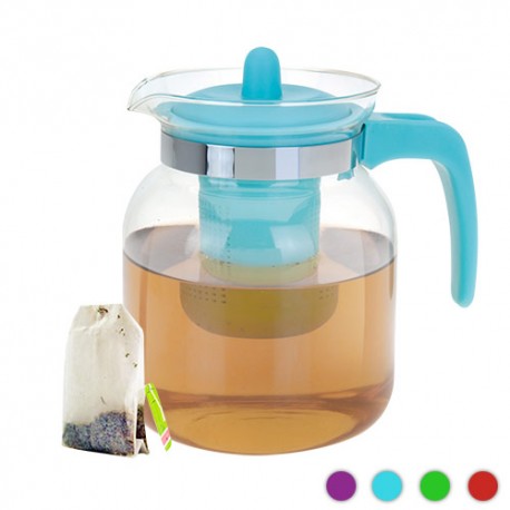 Coloured Teapot with Tea Infuser 1.5 L