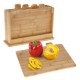 Bamboo Chopping Board Set (5 pieces)