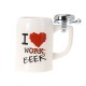 I Love Beer Mug with Bell