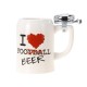 I Love Beer Mug with Bell