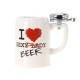 I Love Beer Mug with Bell