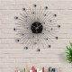 Metal & Crystal Wall Clock