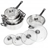Stainless Steel Cookware (12 pieces)