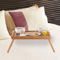 Bamboo Tray with Legs