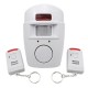 Motion Sensor Alarm with 2 Remote Controls