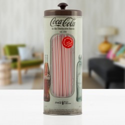 Coca-Cola Vintage Straw Container