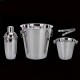 Stainless Steel Ice Buckets and Cocktail Shaker Set (4 pieces)