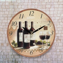 Wine Wall Clock