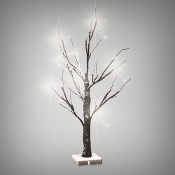LED Tree with Branches and Snow