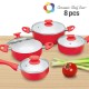 OUTLET Ceramic Chef Pan Cookware (8 pieces) (No packaging)
