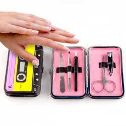 Cassette Manicure and Pedicure Set (5 pieces)