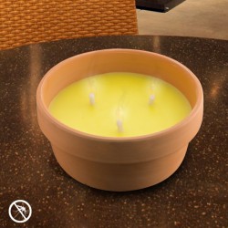 15 cm Citronella Candle in Terracotta Pot