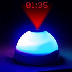 Alarm Clock with LED Light and Projector