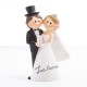 Just Married Bride and Groom Cake Topper