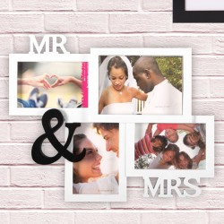 Mr & Mrs Multi Photo Frame
