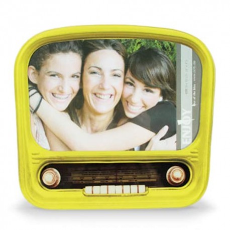 Nostalgic Radio Glass Photo Frame
