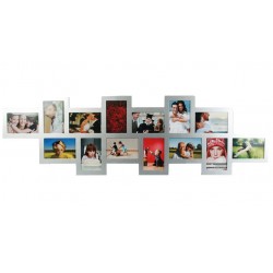 Offset Silver Wood Photo Frame