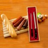 Ham Knife and Sharpener (Wooden Case)