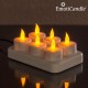 EmotiCandle Rechargeable LED candles (pack of 6)