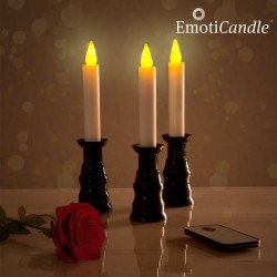 EmotiCandle Romantic Ambiance LED Candles (pack of 3)