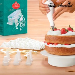 Tasty American Cake Decoration Kit (100 pieces)