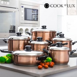 Cook D’Lux Pots and Pans Set (12 pieces)